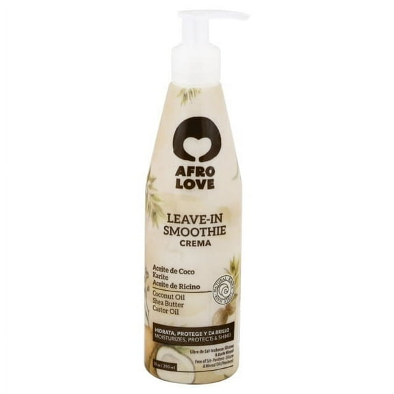 Afro Love Leave-in Smoothie 10oz. Created For Natural Afro Hair In Transition. Silkiness to every hair strand.