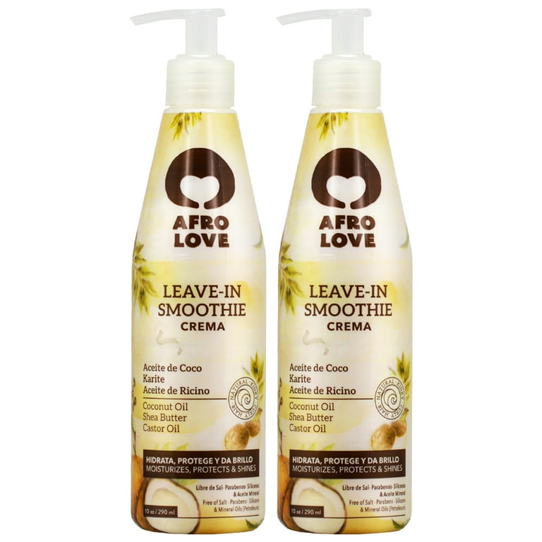 AFRO LOVE Leave In Smoothie with Coconut, Shea Butter & Castor Oil (10oz) AFRO LOVE Leave In Smoothie with Coconut, Shea Butter & Castor Oil (10oz)