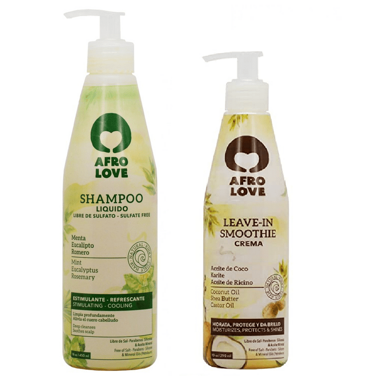 AFRO LOVE Shampoo with Mint, Eucalyptus & Rosemary (10oz) AFRO LOVE Shampoo with Mint, Eucalyptus & Rosemary (10oz)