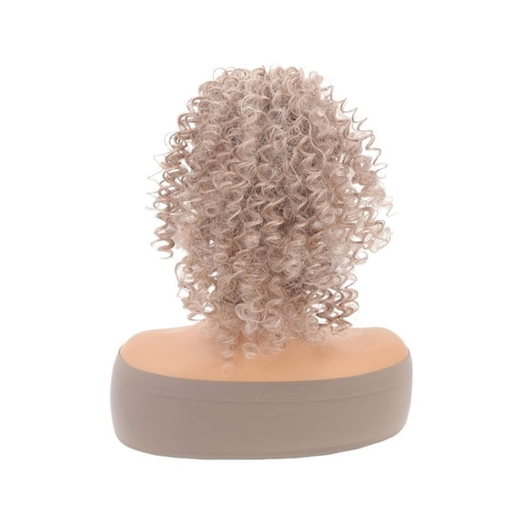 Afro Puff Drawstring Ponytail Clip In Hair Extensions 14 Inch Kinky Curly Synthetic Ponytail Hairpiece For Women