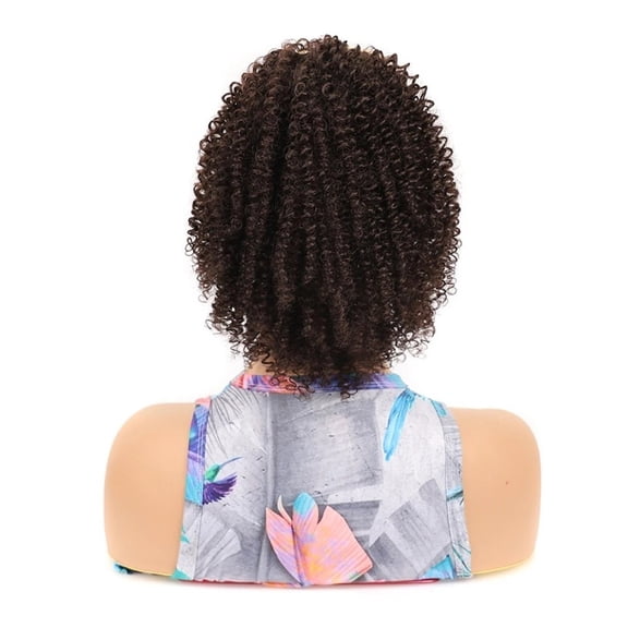 Afro Puff Drawstring Ponytail Extension 10 Inch Kinky Curly Synthetic Hair Pieces Clip in Hair Extensions
