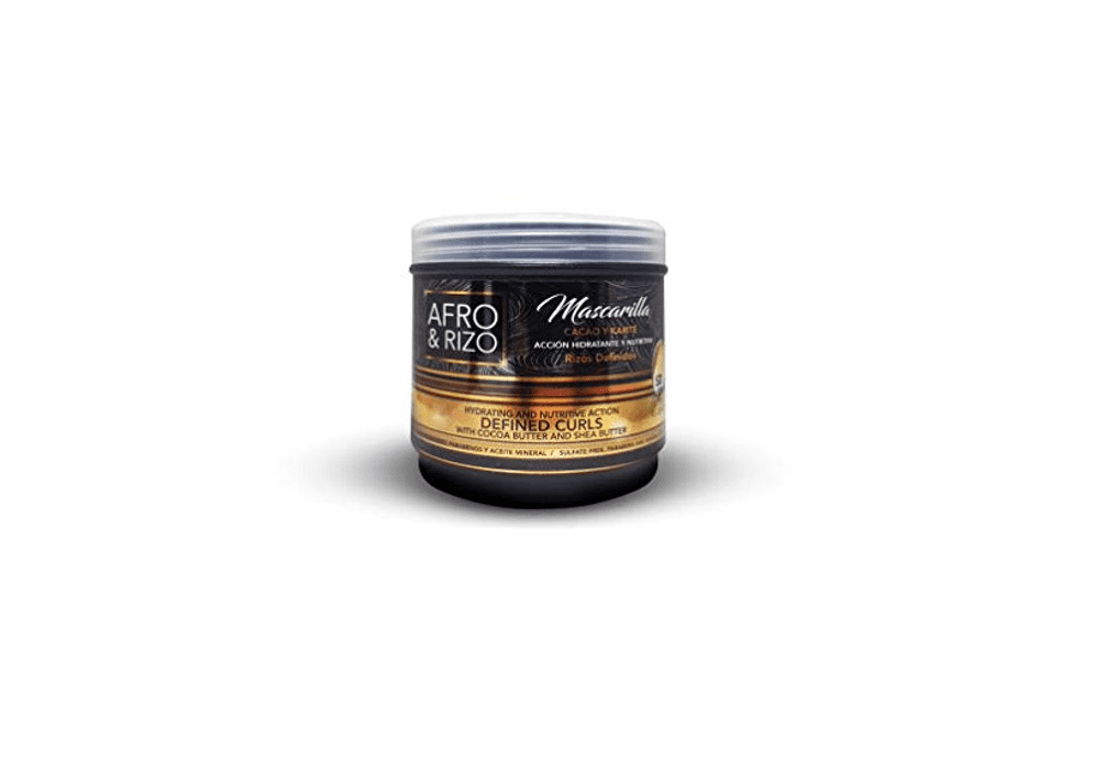 Afro & Rizo Hair Mask Deep Hair Moisturizer-Cocoa Butter, Karite Butter, 16 oz