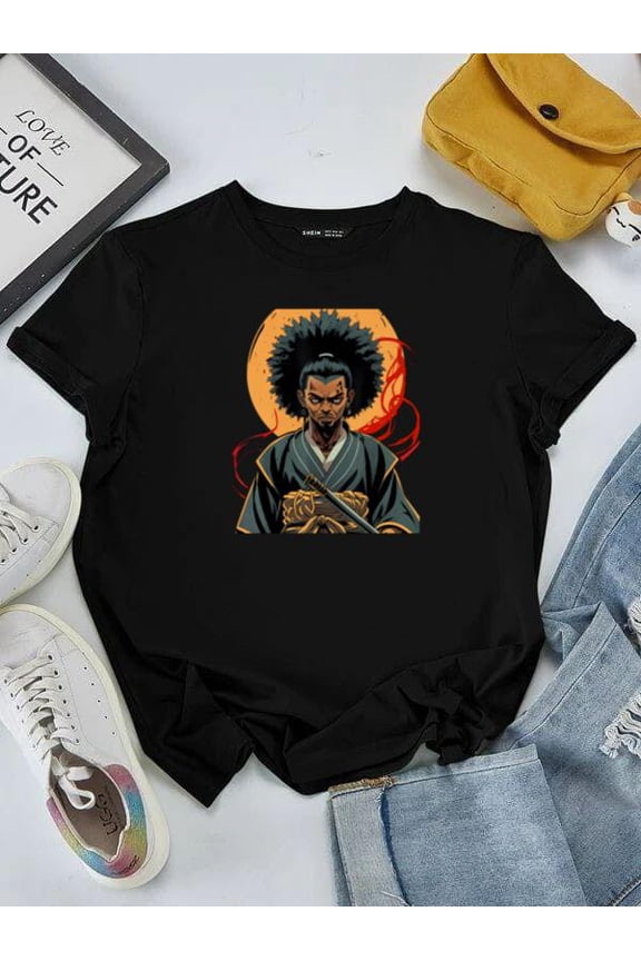 Afro Samurai Anime Classic Japanese Bushido Way Of The Warrior T-Shirt Unisex, for men & women, up to size 5XL