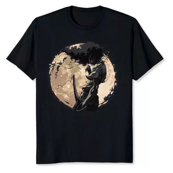 Afro Samurai Best Design Gift Idea Premium Tee T-Shirt Size S-5XL