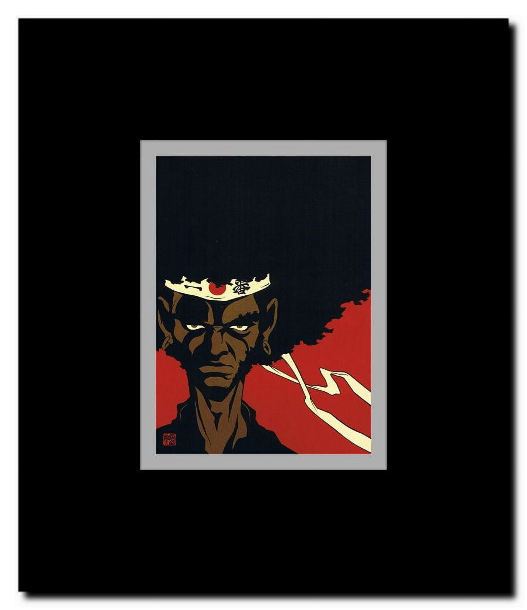 Afro Samurai Framed Movie Poster