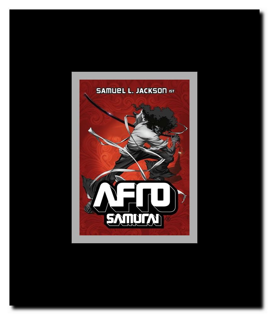 Afro Samurai Framed Movie Poster