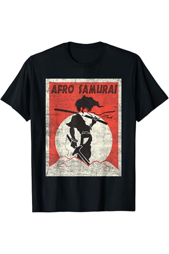 Afro Samurai Shirt Vintage Samurai T-Shirt