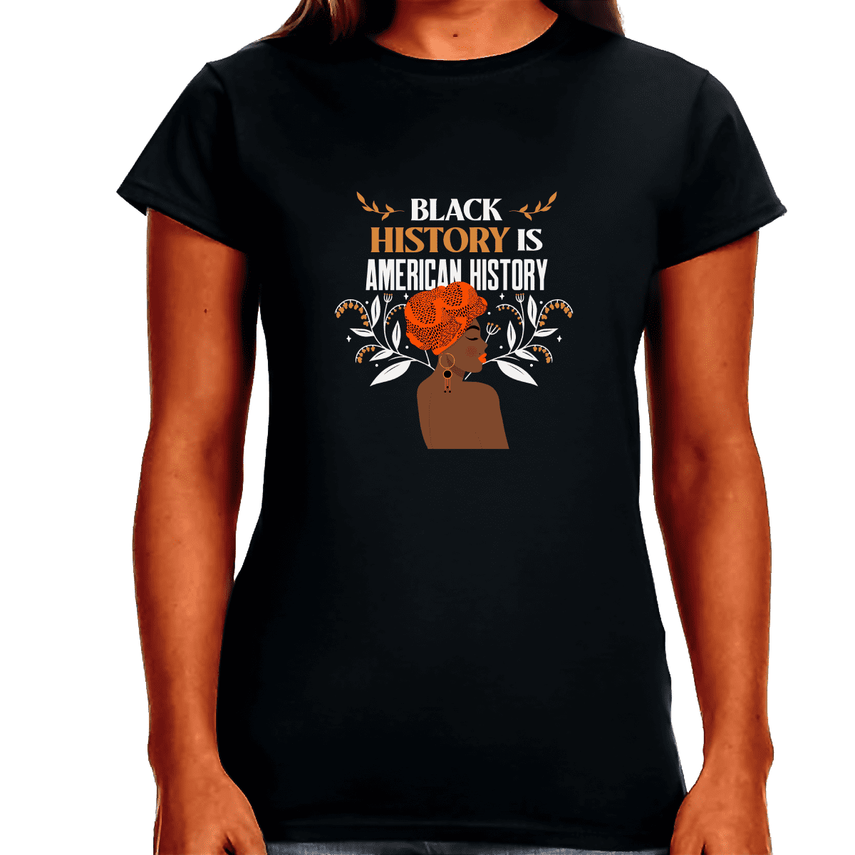 Afro Shirt Women Black Queen African