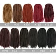 thumbnail image 1 of Afro Twist Hair Marley Hair Spring Twist For Distressed Soft Locs Synthetic Pre-Separated Crochet Braiding Hair Marley Twist Hair Extension For Black Women 40 inch 3 Pack Deal. (1B30#), 1 of 6