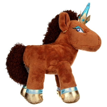 Afro Unicorn 11 inch Stuffed Plush Toy, Unique