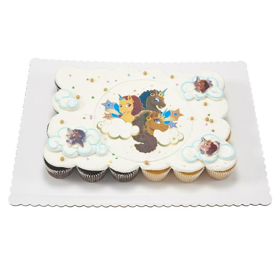 Afro Unicorn Cupcake Cake