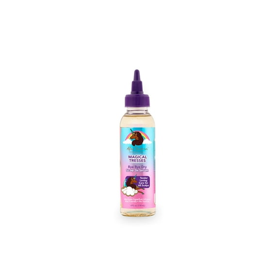 Afro Unicorn Magical Tresses Bye-Bye Dry Scalp Serum 4 fl. oz., Curly Hair
