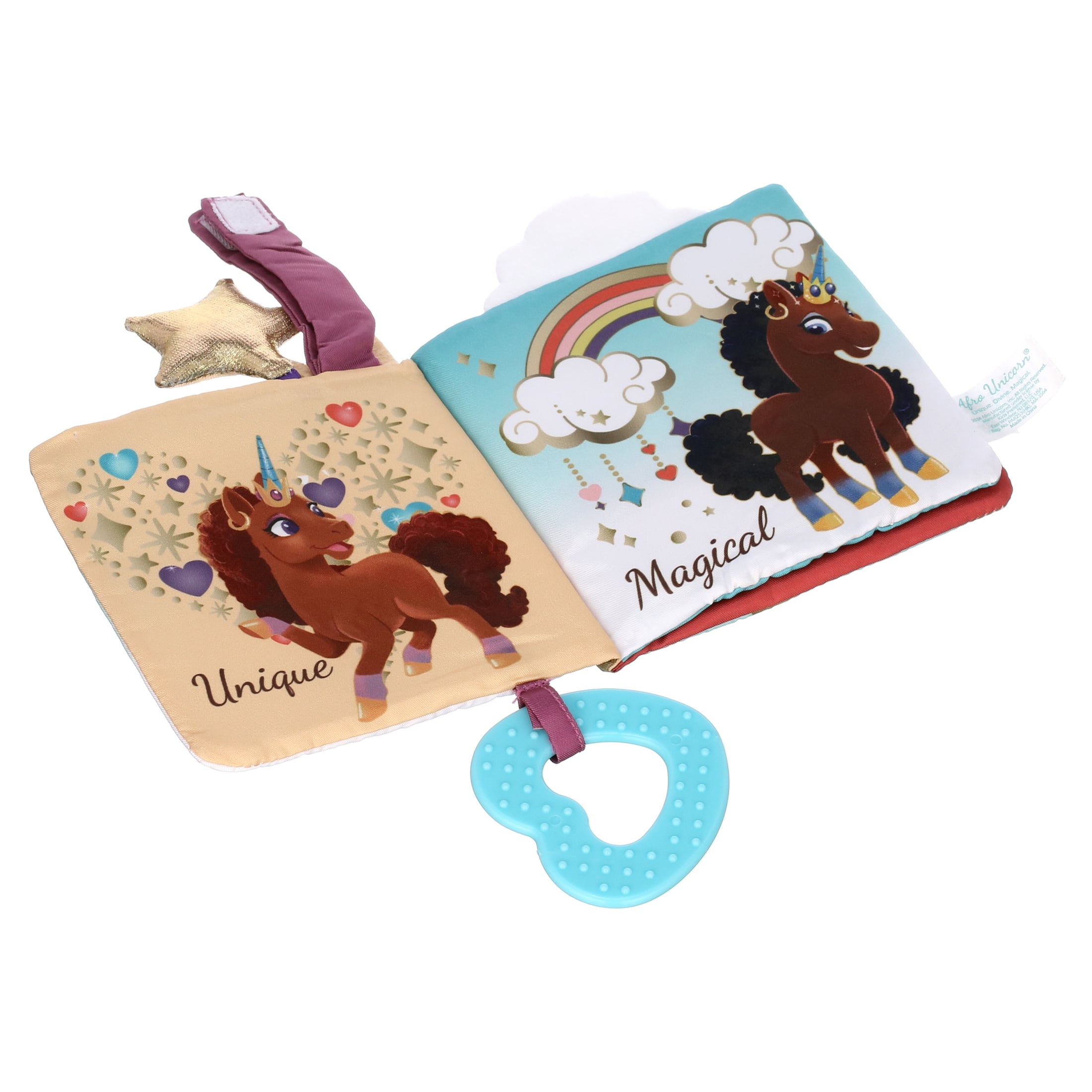Afro Unicorn Soft Book - Walmart.com