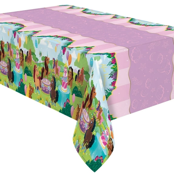 Afro Unicorn Tablecloth 2 Pack - Afro Unicorn Party Decorations