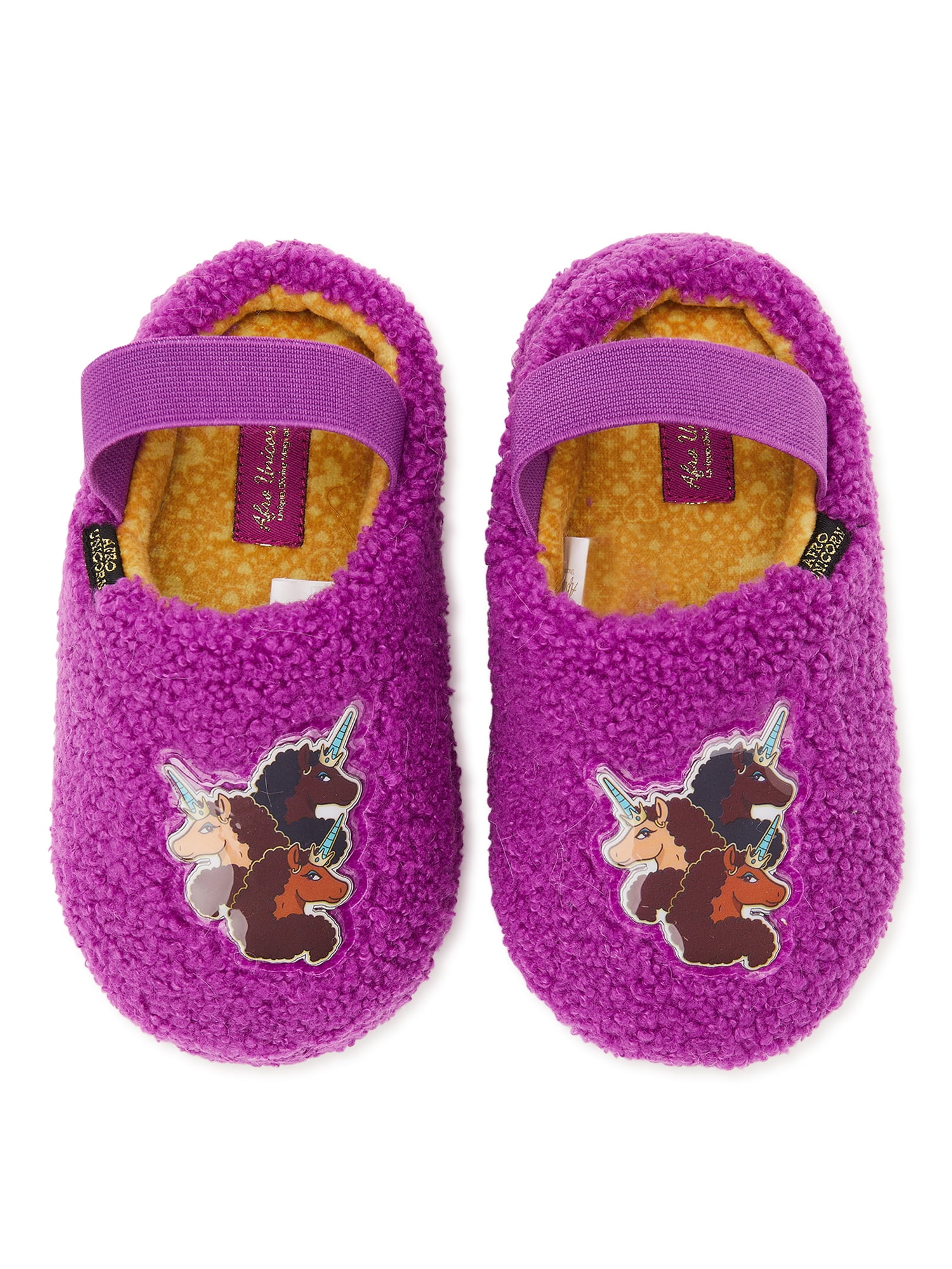 Afro Unicorn Toddler Girls Slipper, Sizes 5/6-11/12 - Walmart.com