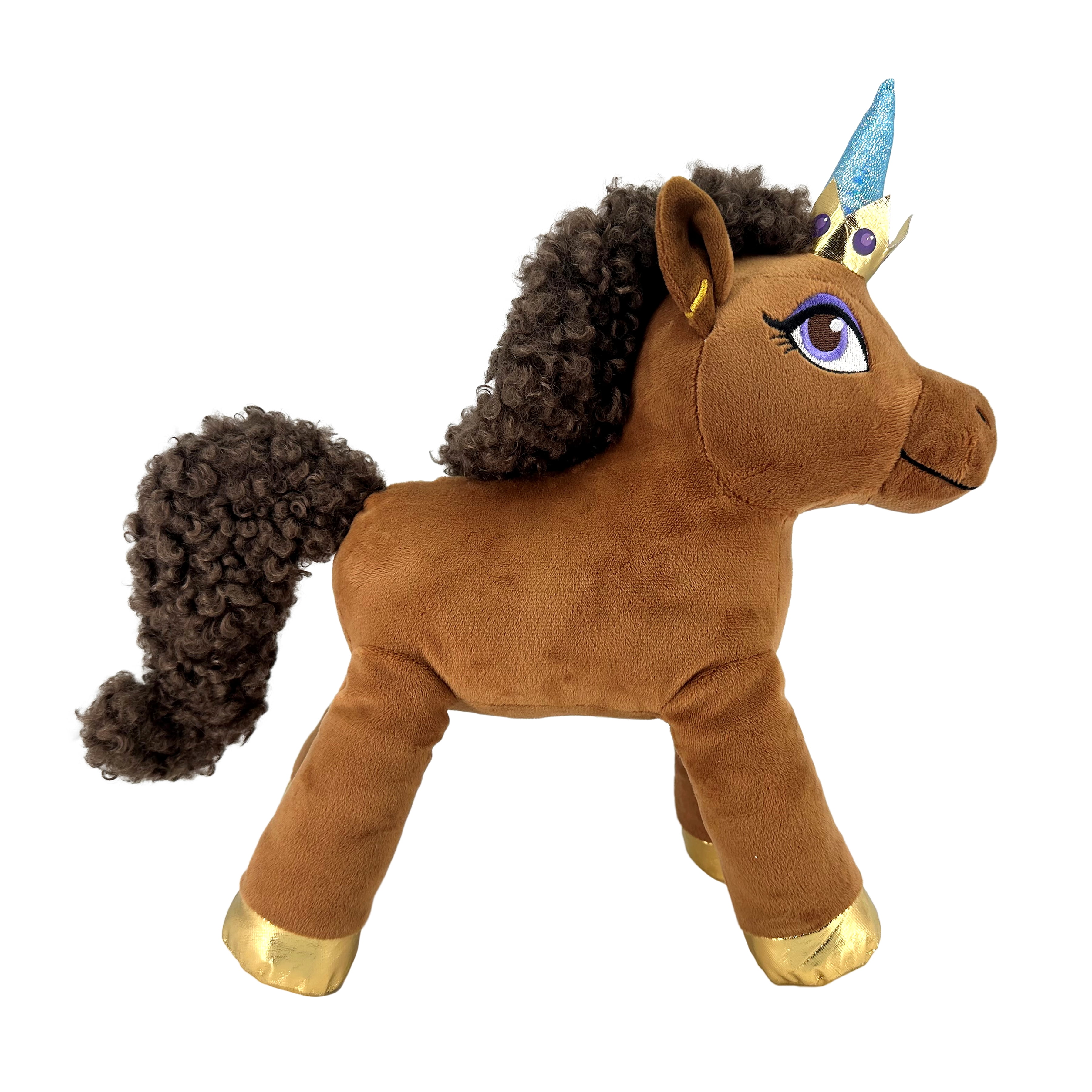 Afro Unicorn Unique Standing Plush - Walmart.com