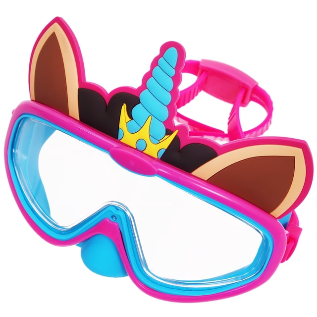 Cute Cartoon Unicorn Swim Goggles Waterproof Anti Fog Swimming Goggles