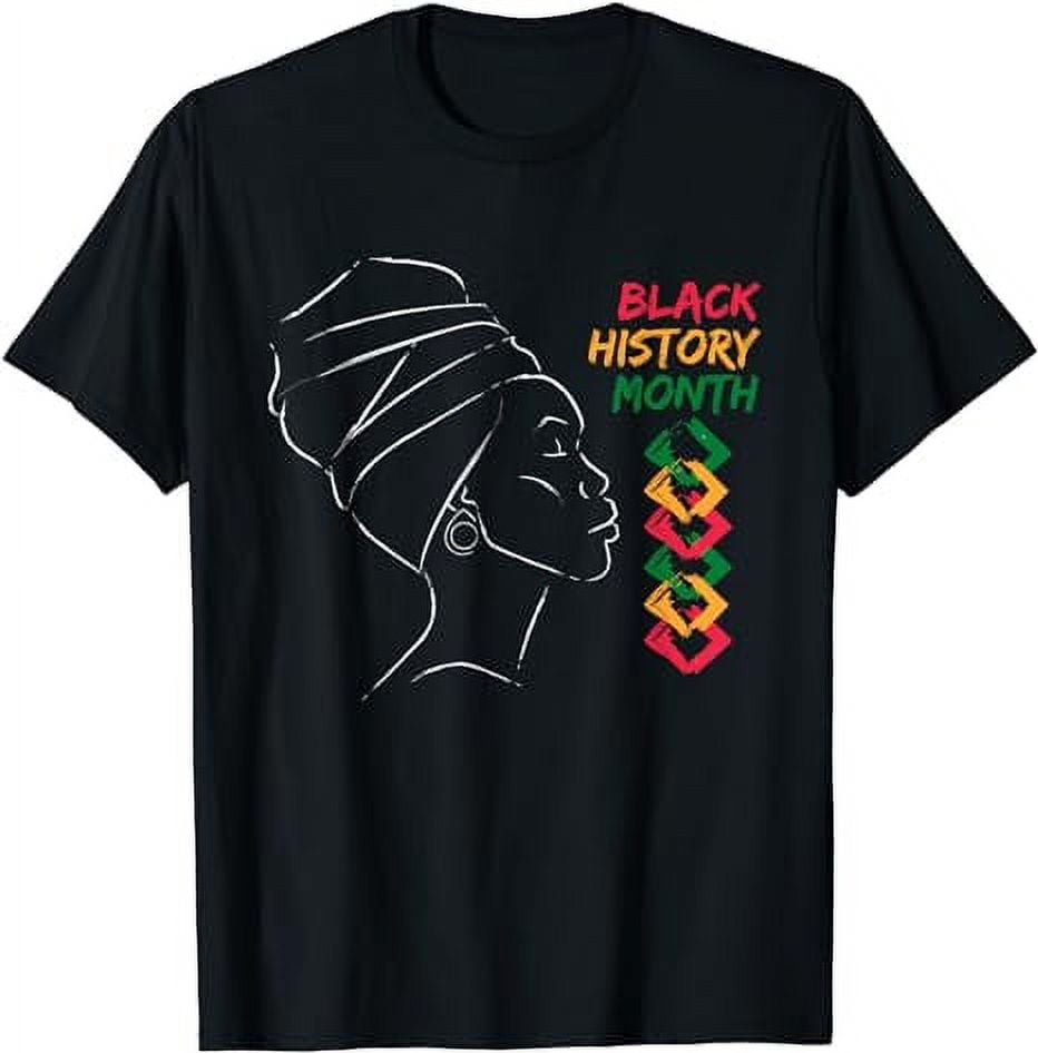 Afro Woman Black History Month Color