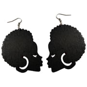 Afro Woman Earrings