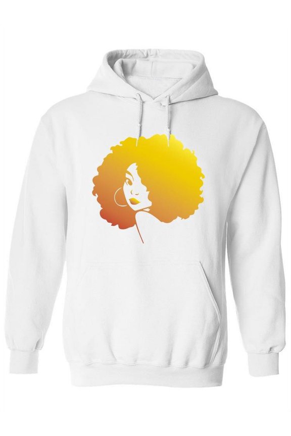 Afro Woman Hoodie Women -SPIdeals Designs, Female Large