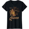 thumbnail image 1 of Afro Woman I Am Black History Queen African Pride Women T-Shirt, 1 of 5