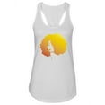 thumbnail image 1 of Afro Woman Racerback Tank Women -SPIdeals Designs, Female Medium, 1 of 4
