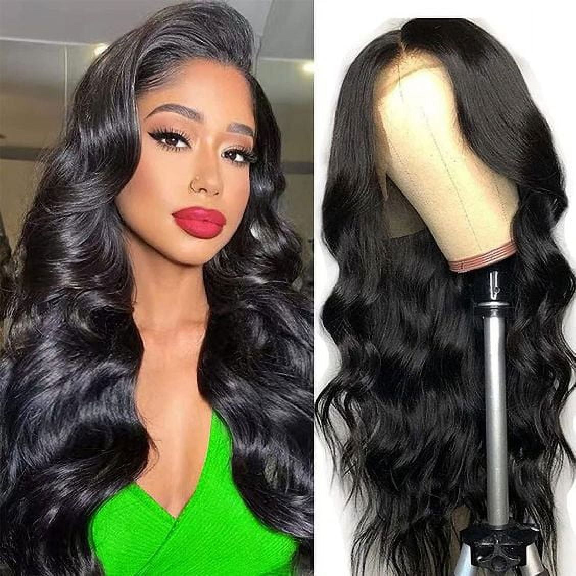 Afrodiva Human Hair Wigs for Black Women Body Wave Lace Front Wigs