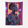 thumbnail image 1 of Afrofuturism: The Rise Wall Tapestry for Bedroom by DC | African American Tapestry Wall Hanging & Aesthetic Decor for Dorm, Living Room, Picnic & Home | 39"x52", 1 of 7