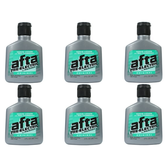 Afta Pre-Electric Shave Lotion Original 3 oz, 6 pack