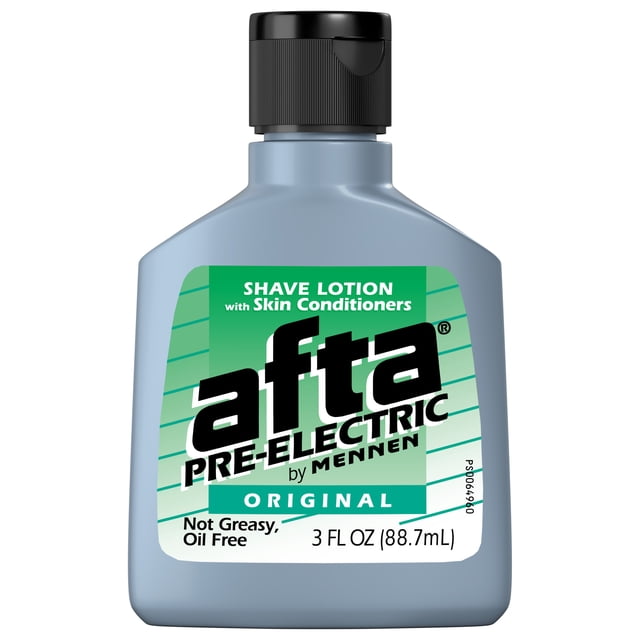 Afta Pre Electric Shave Lotion and Skin Conditioner, Oil Free, Original 3 fluid ounce