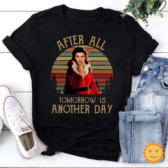After All Tomorrow Is Another Day Vintage T-Shirt, Scarlett O'Hara Shirt, Gone With The Wind Shirt, Romance Movie Shirt, Vintage Movie Shirt
