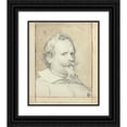 thumbnail image 1 of After Anthony van Dyck 12x14 Black Ornate Wood Framed Double Matted Museum Art Print Titled: Cornelis on You, 1 of 5