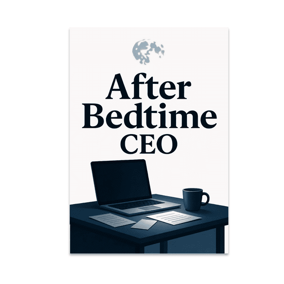 After Bedtime CEO - Parent Workspace Decor - 13x19 Poster Print