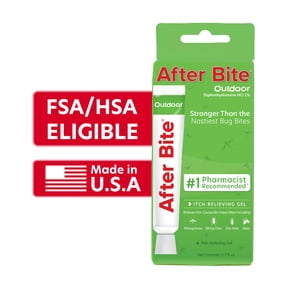 After Bite Outdoor Pain Relieving Gel, Portable Instant Relief, Insect Bite Treatment, 0.7 oz