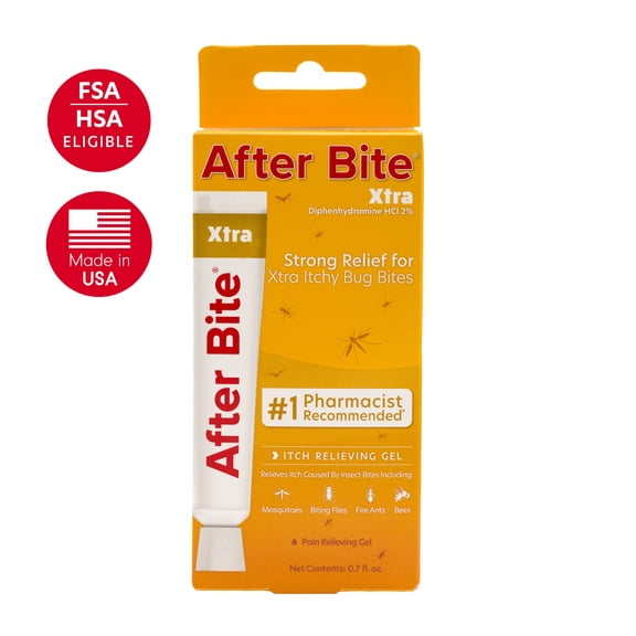 After Bite Xtra Anti-Itch Diphenhydramine HCl 2% Gel, 0.7 fl. oz.