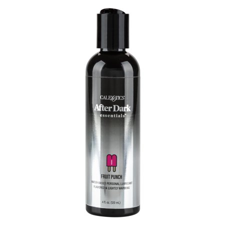 California Exotic Novelties After Dark Essentials Water Based Warming Flavored Personal Lubricant, Fruit Punch, 4 oz Gel