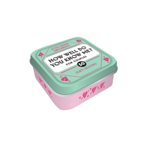 Pre-Owned After Dinner Amusements: How Well Do You Know Me? For Couples: 50 Flirty Questions