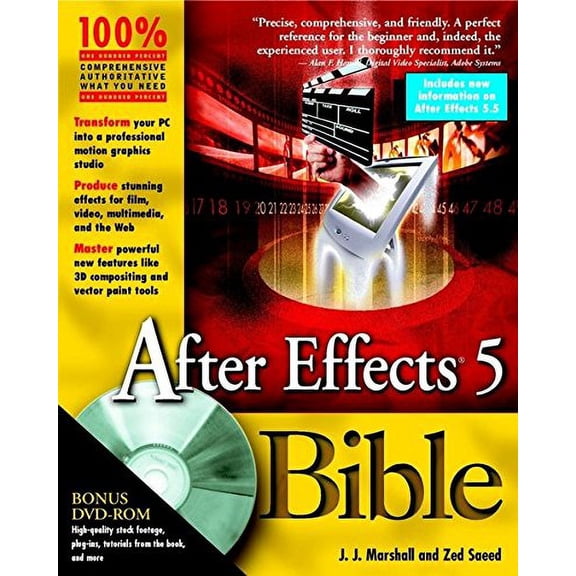 Pre-Owned After Effects 5 Bible (Paperback) 0764536559 9780764536557