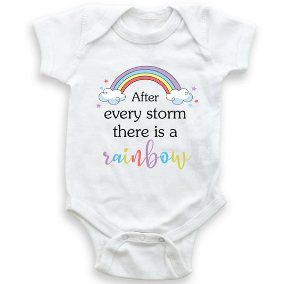 After Every Storm There Is A Rainbow - Baby Bodysuit - Pregnancy Announcement