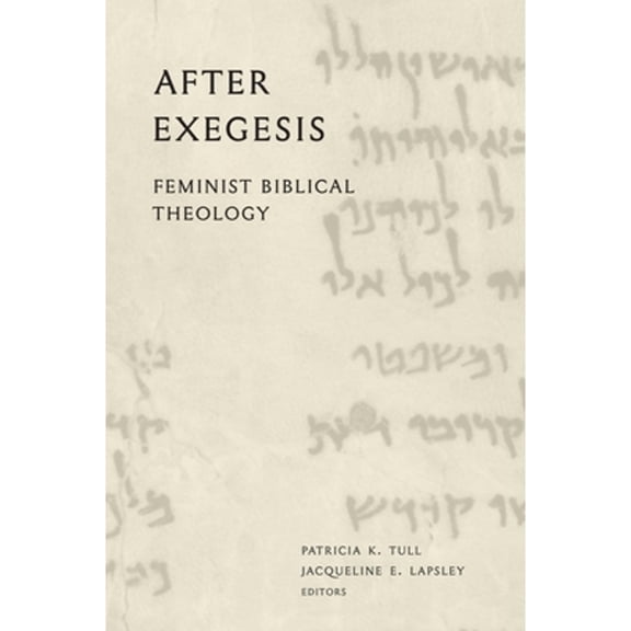 Pre-Owned After Exegesis: Feminist Biblical Theology (Hardcover) by Patricia K Tull, Jacqueline E Lapsley