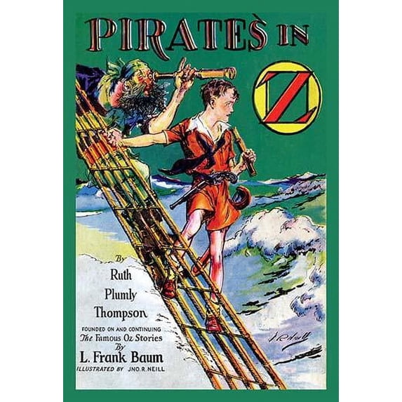 After Frank L. Baum's passing, Ruth Plumly Thompson published 19 new books to the Oz saga. Including this book. Poster Print by John R. Neill (24 x 36)