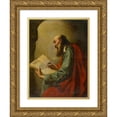 thumbnail image 1 of After Guercino 11x14 Gold Ornate Wood Frame and Double Matted Museum Art Print Titled - Saint Paul (1700-1800), 1 of 4