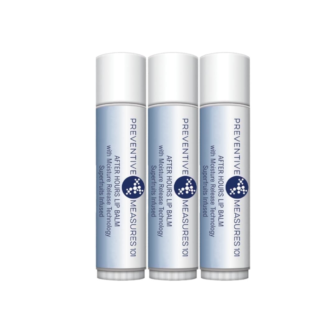 Preventive Measures 101 After Hours Lip Balms infused with