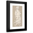 thumbnail image 1 of After John Flaxman 13x24 Black Modern Framed Museum Art Print Titled - Design for Large Fireplace White Tiles Produced in Wedgwood's Factory (19th Century), 1 of 5