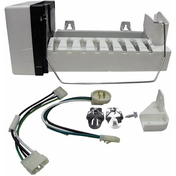 After Market Parts Compatible Ice Maker for Maytag MFI2569YE, MFI2570FE Refrigerator Models - Undercounter Replacement Part - Ice Maker