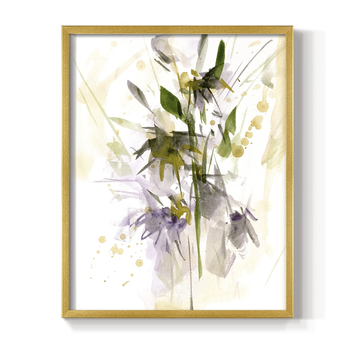 After Rain I Framed Print in Gold Solid Wood 11 x 14 Framed Print
