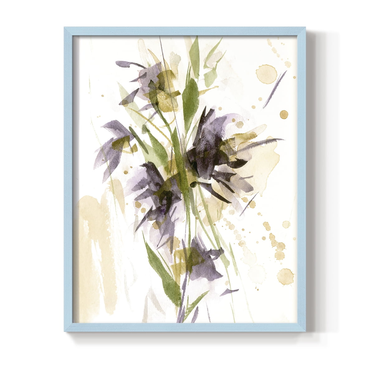 After Rain II Framed Print in Blue Solid Wood 8 x 10 Framed Print