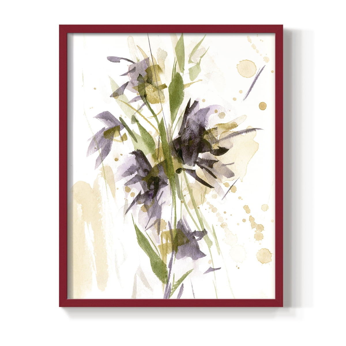 After Rain II Framed Print in Red Solid Wood 11 x 14 Framed Print
