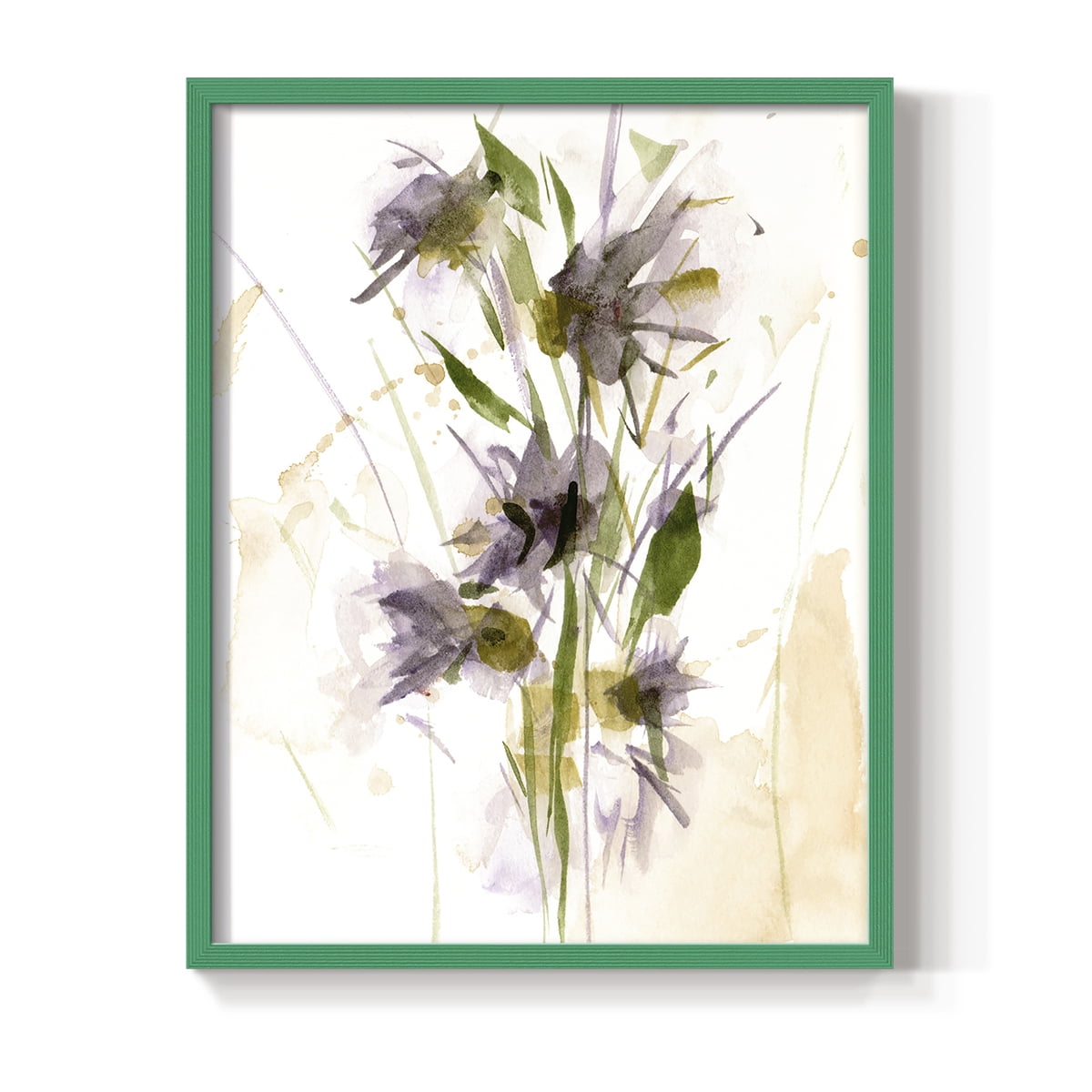 After Rain III Framed Print in Green Solid Wood 11 x 14 Framed Print
