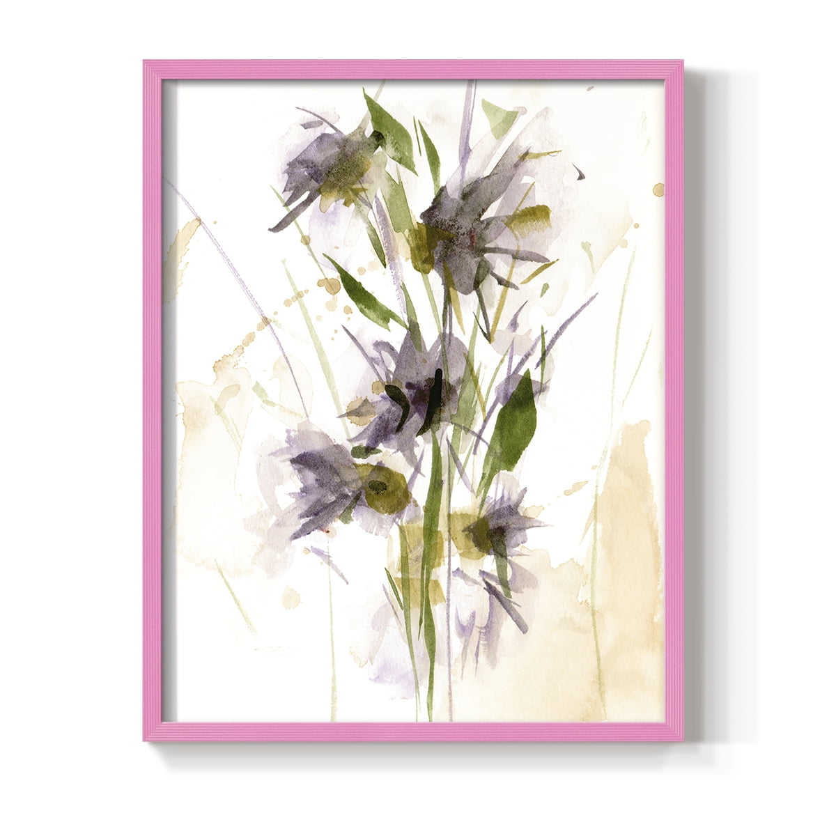 After Rain III Framed Print in Pink Solid Wood 11 x 14 Framed Print